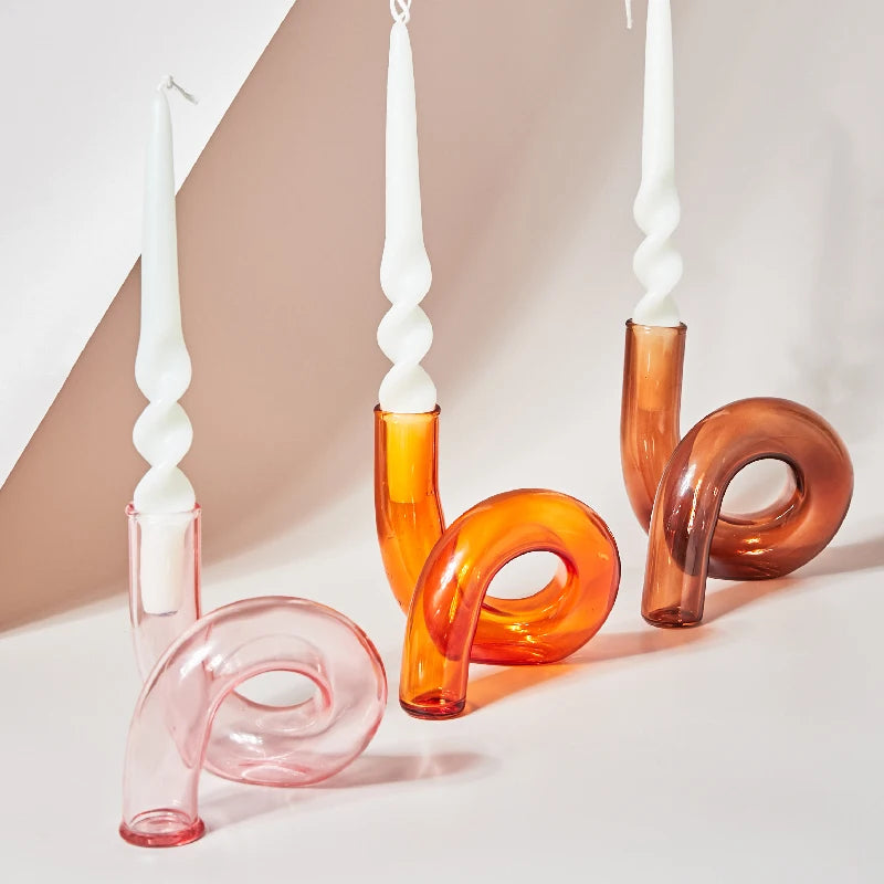Waterpipe Candle Holders - Ascenssior