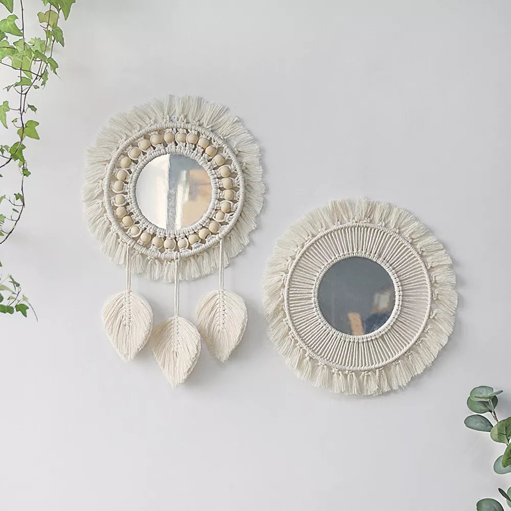 Macrame, Macrame on the Wall Mirrors - Ascenssior
