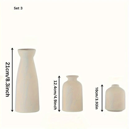 Rustico Ceramic Vase Set - Ascenssior