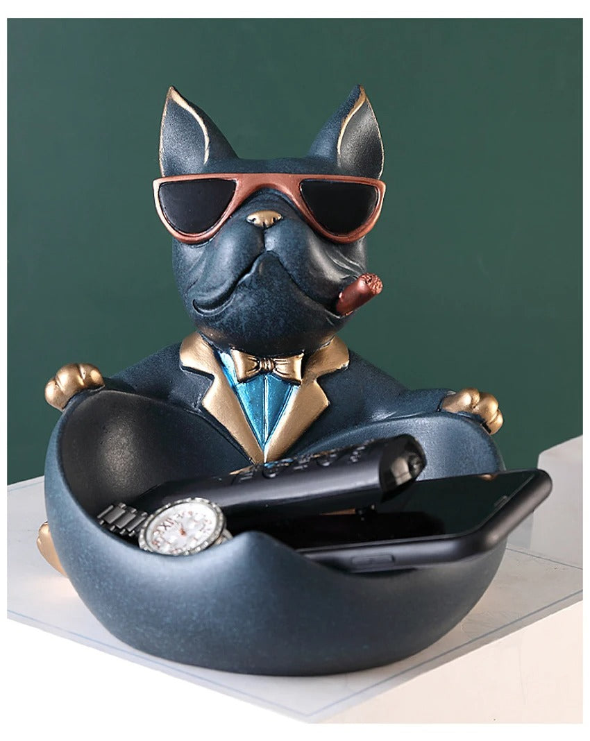 Too Cool Frenchie Statue