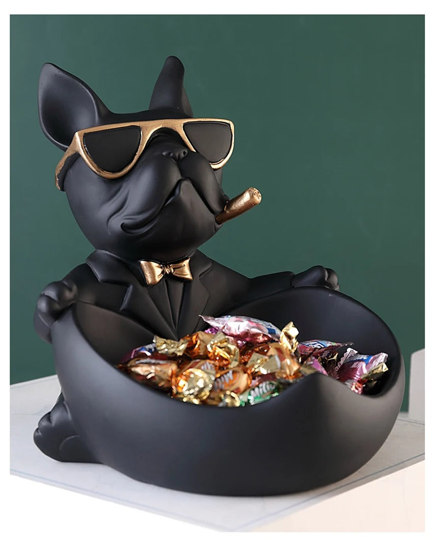 Too Cool Frenchie Statue